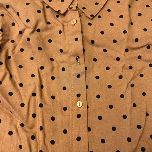 STRADIVARIUS Polka Dot Tiered Mini Dress - Picture 9 of 9